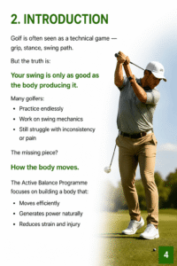 Balance Improves Golf Swing: Active Balance For Consistency!