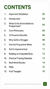 Balance Improves Golf Swing: Active Balance For Consistency!