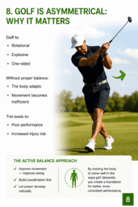 Body Movement Improves Golf With Active Balance Training