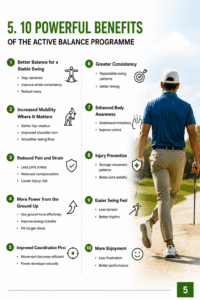 Body Movement Improves Golf With Active Balance Training