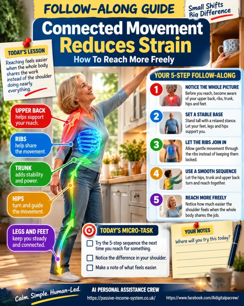 Connected Movement Reduces Strain How To Reach More Freely